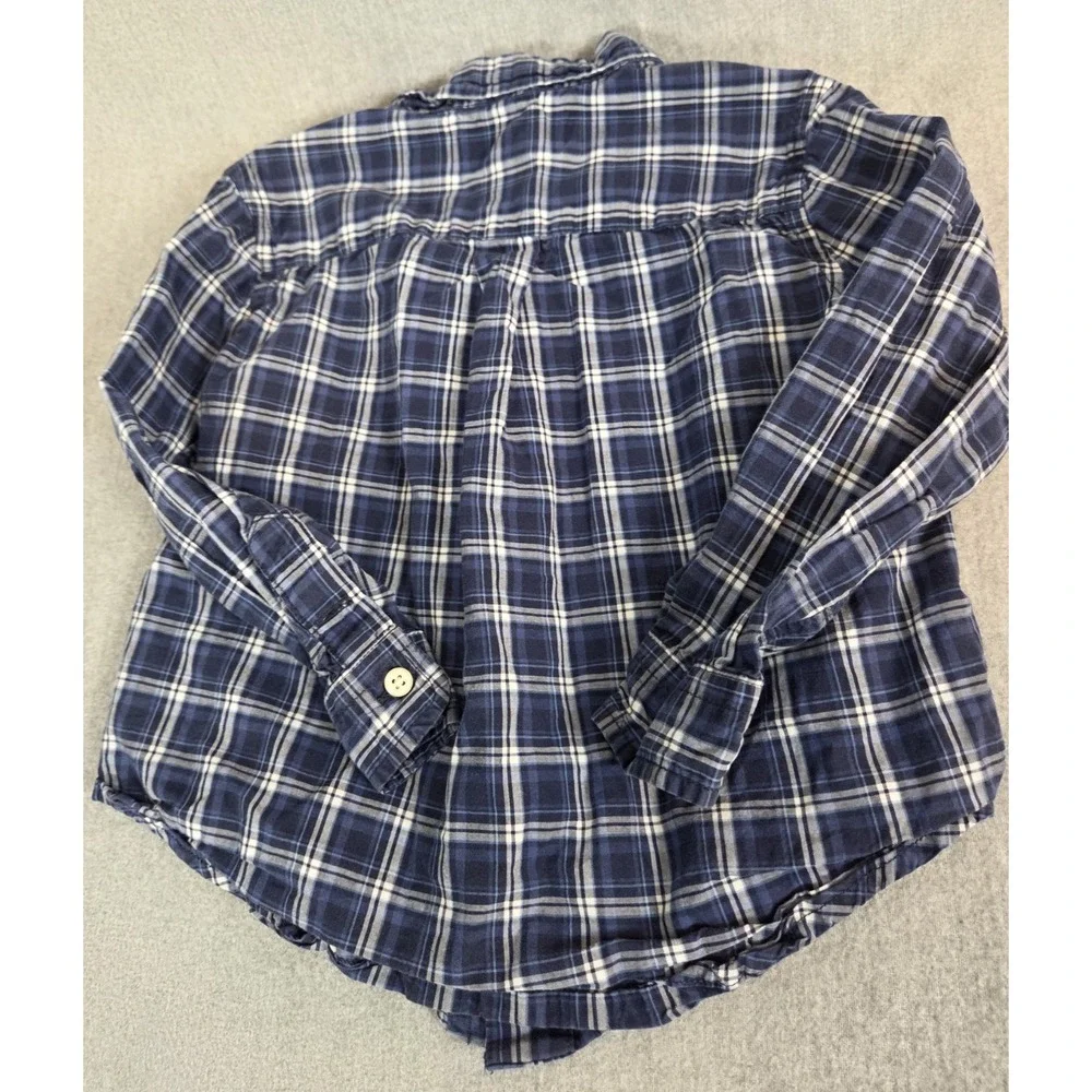 Polo Ralph Lauren Shirt Boy Toddler 24 Months Navy Check Button Up Long‎ Sleeve